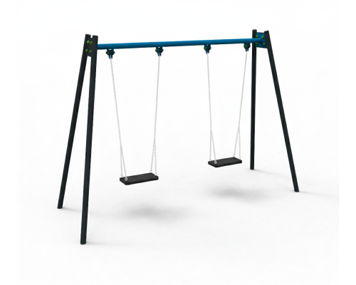 Double Steel Frame Swing (with bucket seats on chains)