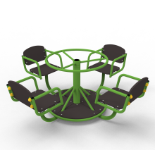 Carousel with a steering wheel (with four seats)