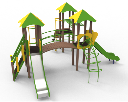 Children's game complex "Castle 3-2"